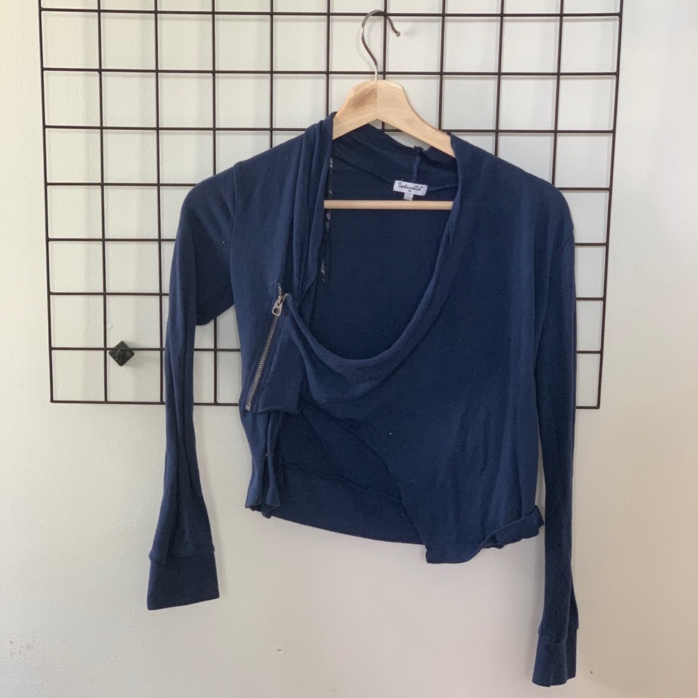 Splendid Navy Lightweight Cardigan Sz 10